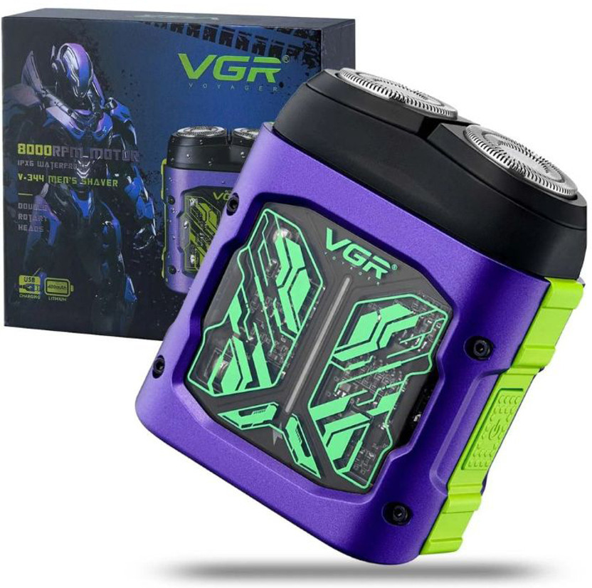 VGR V-344 Professional by VGR — product image showing the trimmer body, blade head and attachments