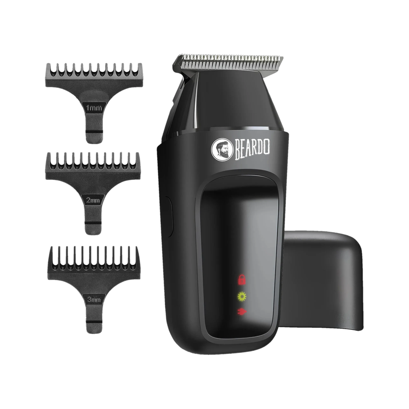 Beardo ApeX Go by Beardo — product image showing the trimmer body, blade head and attachments