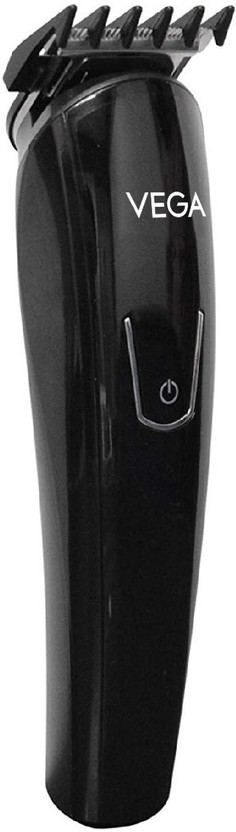 Vega -15 Hair and Beard Trimmer by Vega — product image showing the trimmer body, blade head and attachments