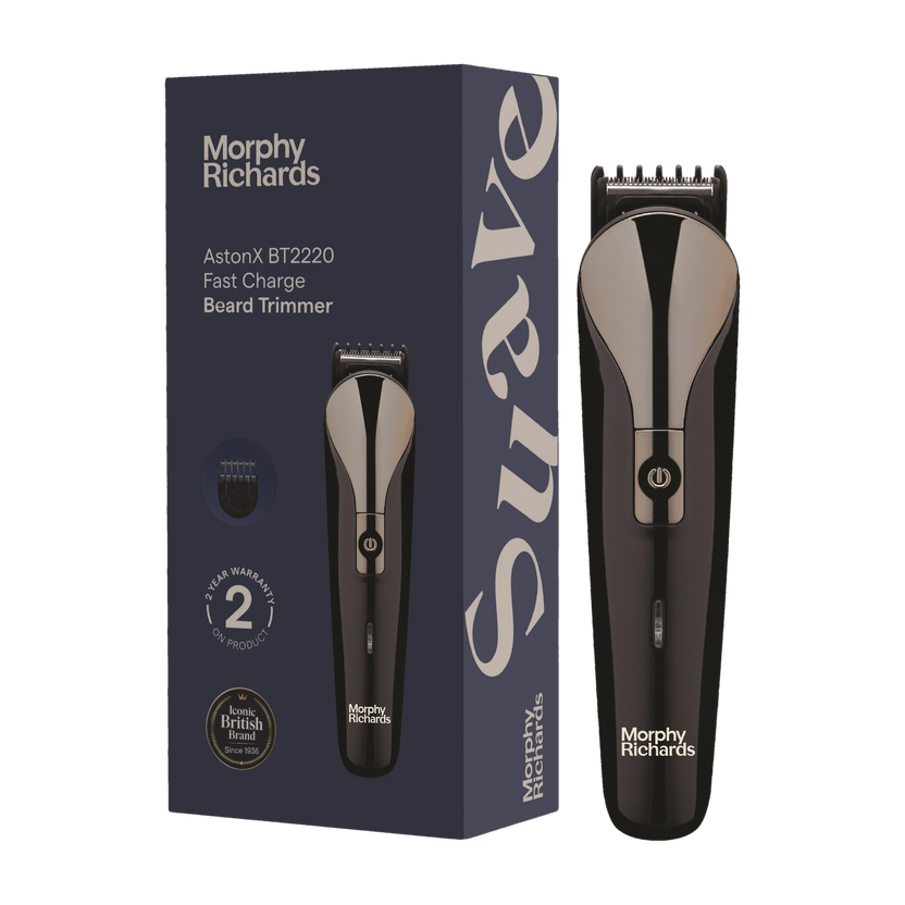 Morphy Richards 340052 Trimmer by Morphy Richards — product image showing the trimmer body, blade head and attachments