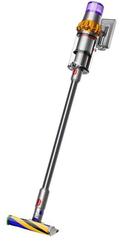 Dyson V15 Detect vacuum cleaner by Dyson — product image showing the body, hose and cleaning head