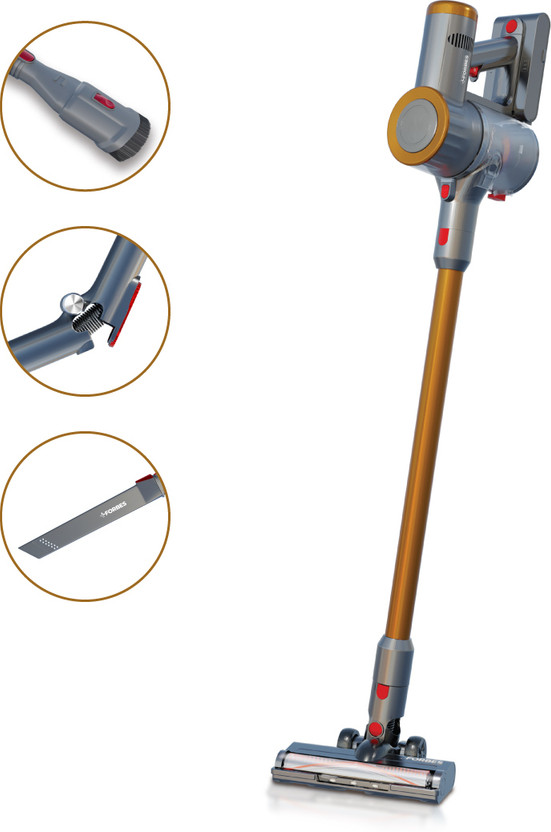 Eureka Forbes Kordfree K20 SuperSilent Cordless Vacuum Cleaner vacuum cleaner by Eureka Forbes — product image showing the body, hose and cleaning head